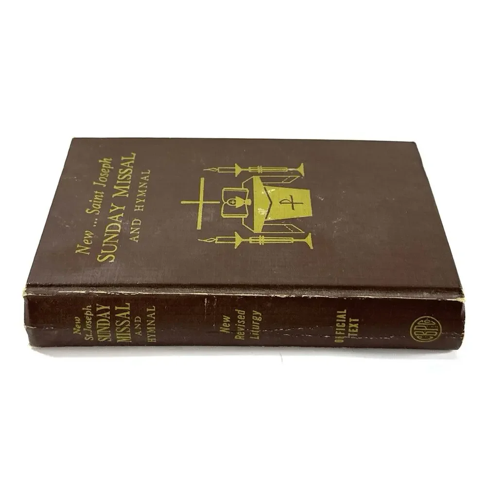 1966 New Saint Joseph Sunday Missal & Hymnal Hardcover Catholic Book Revised
